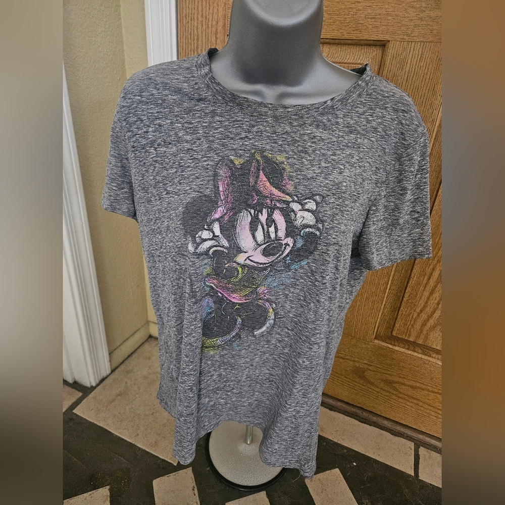 Disney Minnie Mouse Grey T-Shirt